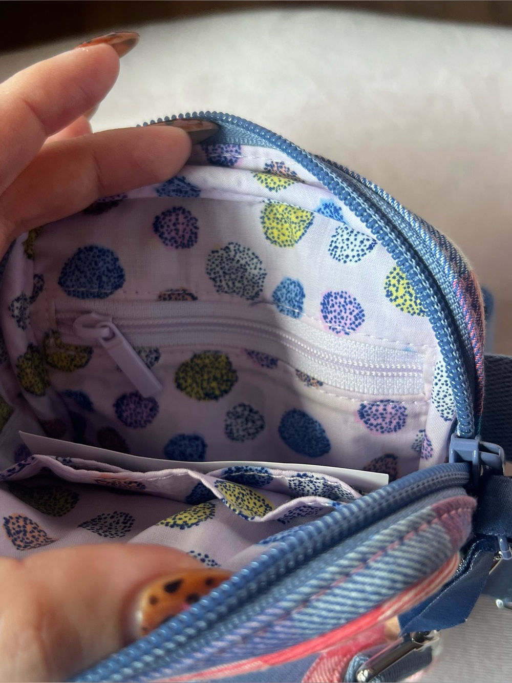 NWT Vera Bradley Tropics Plaid RFID Small Convertible Crossbody - Belt bag/purse - Picture 9 of 9